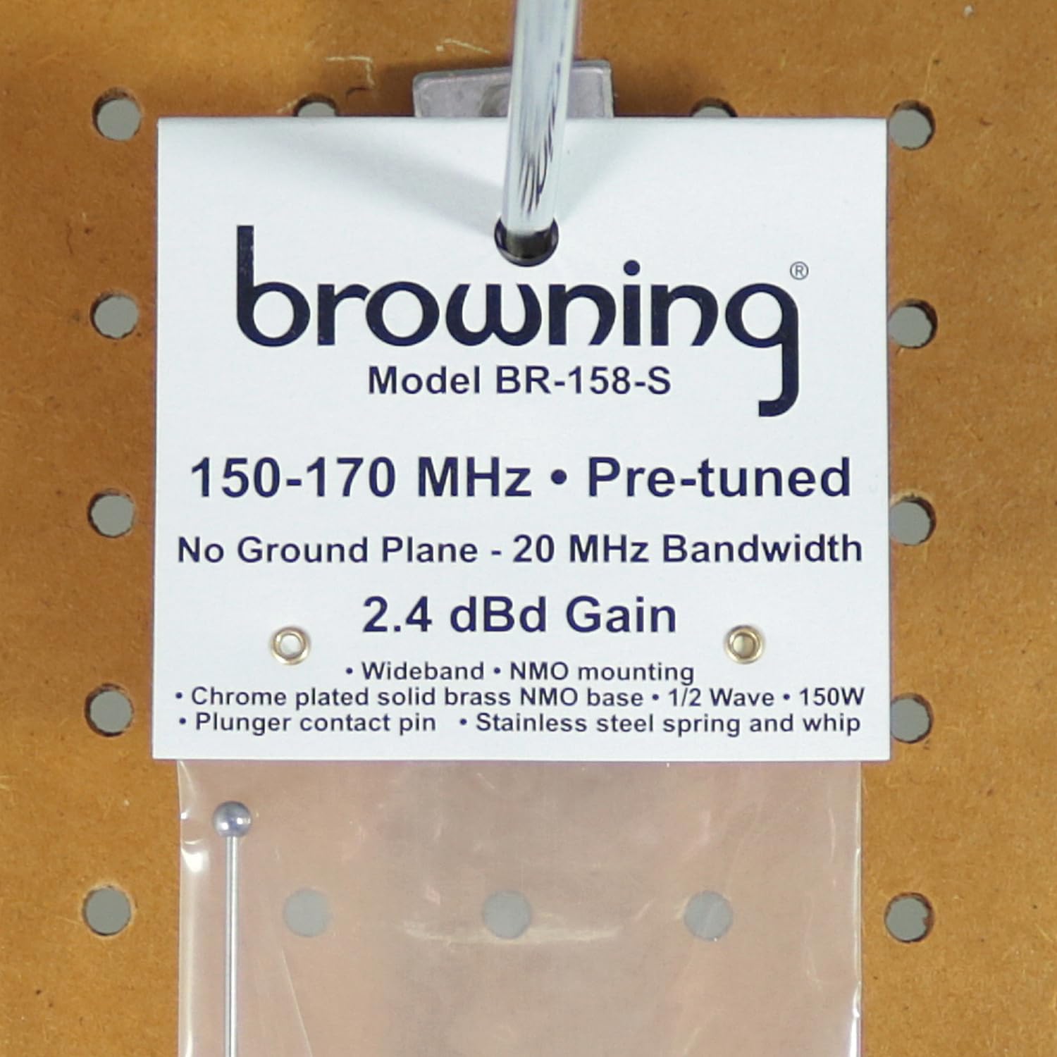BR-158-S VHF 145-165 1/2 WAVE