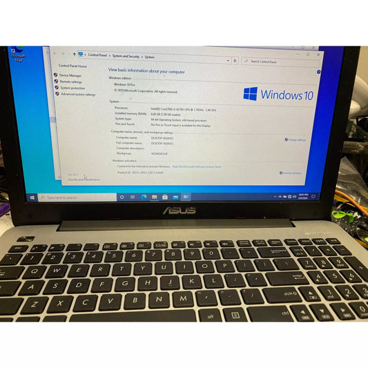 ASUS X555LA i5 4210 1.7-2.4 GHz 8gb 1TB SSD Win 10 Pro