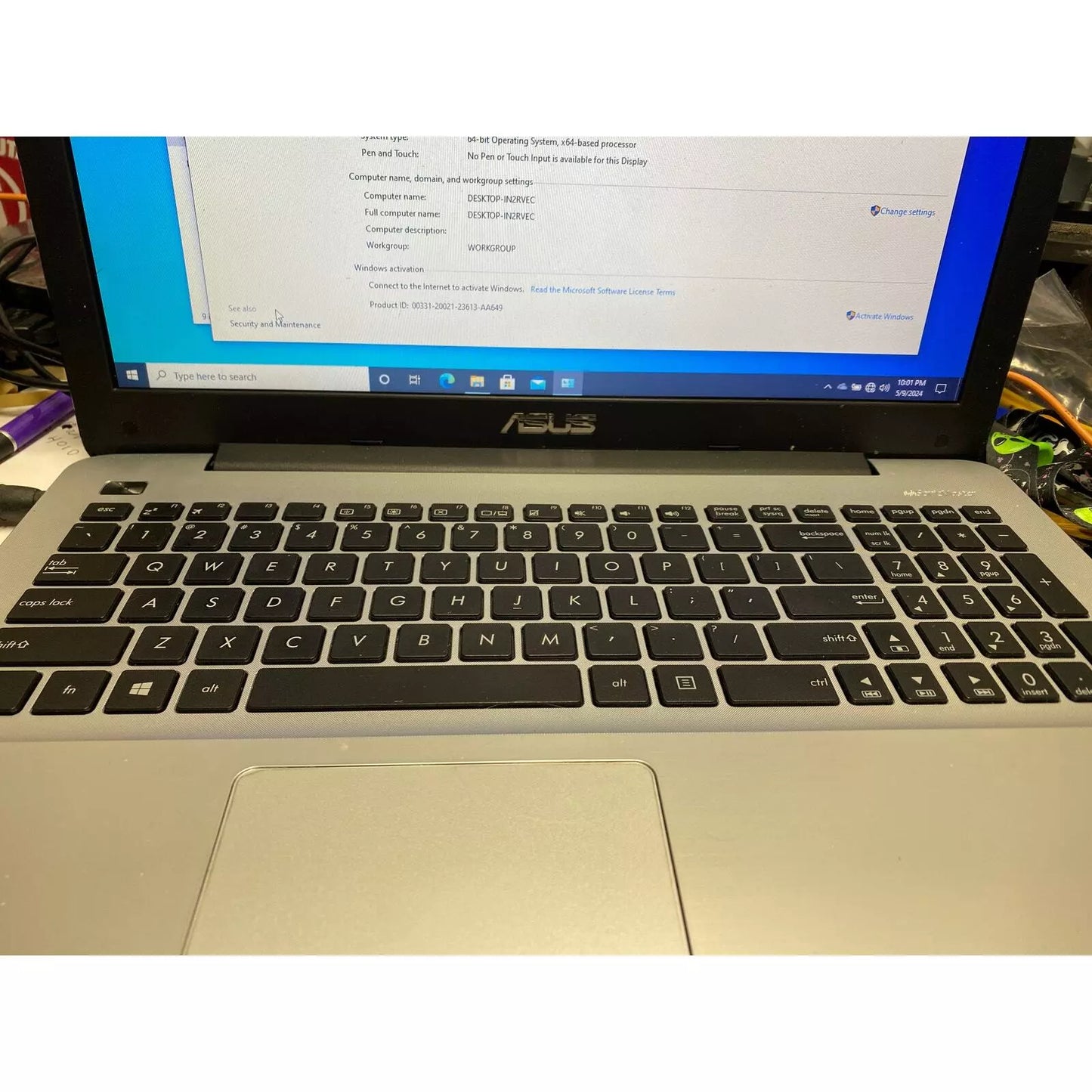 ASUS X555LA i5 4210 1.7-2.4 GHz 8gb 1TB SSD Win 10 Pro